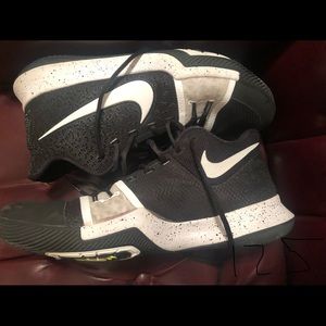 Kyries basketball shoes.